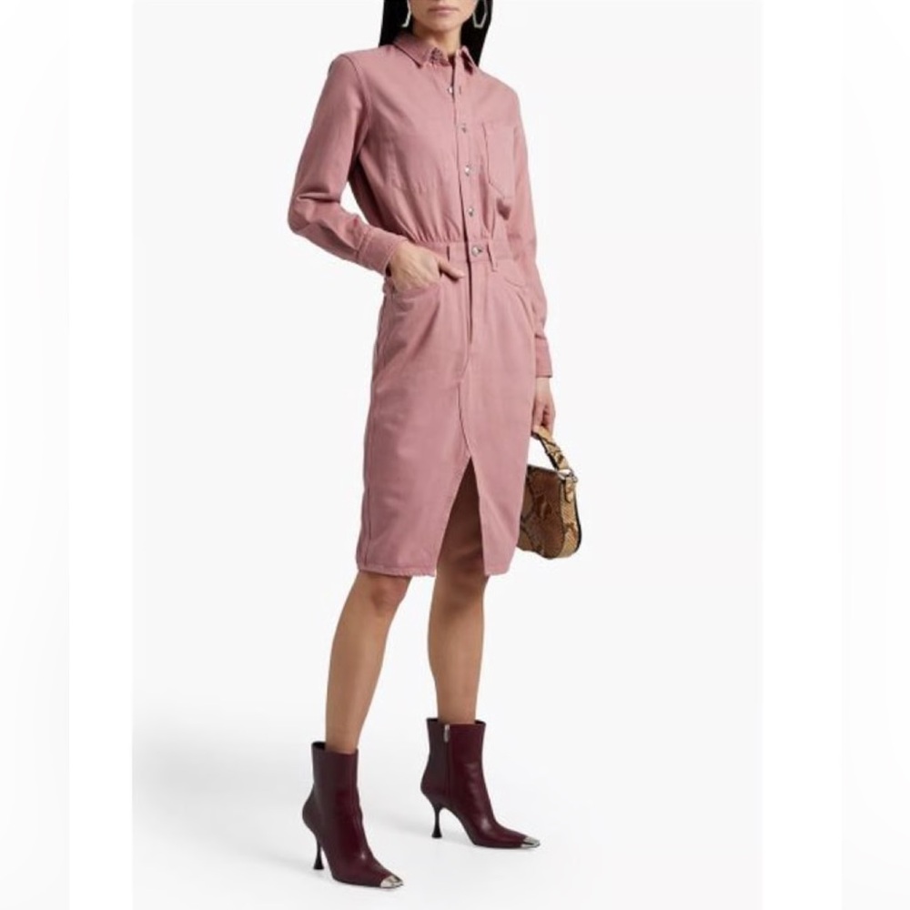 NWT: Rag & Bone Pink Denim Dress in Size S